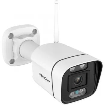 Foscam V8P Wi-Fi Valvekaamera Valge 8MP (3840x2160), Kaheriba Wi-Fi, sisseehitatud prožektor ja valvesireen (V8P-W)