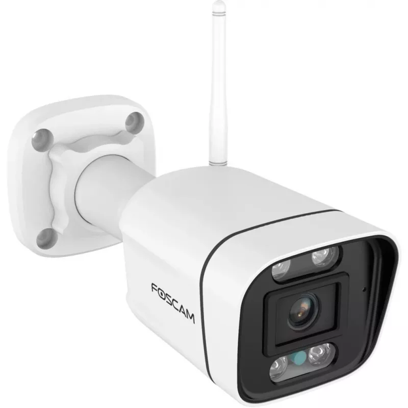 Foscam V8P Wi-Fi Valvekaamera Valge 8MP (3840x2160), Kaheriba Wi-Fi, sisseehitatud prožektor ja valvesireen (V8P-W)