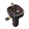 FM-saatja VAKOSS TC-B439K Bluetooth USB, 87,5–108 MHz, microSD/USB taasesitus, 5V/3,1A väljund, RGB-ekraan