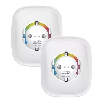 Gosund WiFi nutipistik SP1-HE kahekaupa komplekt, HomeKiti toega, 16 A, 2 tk