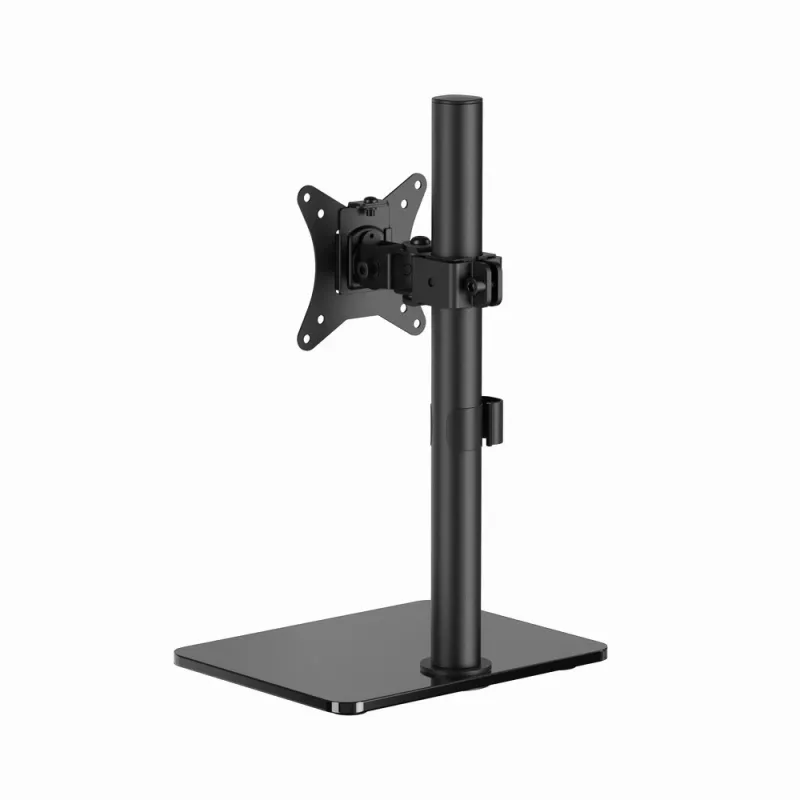 Monitor desk stand GEMBIRD MS-D1ST-03 full motion for 17–32 inch screens, steel, Must, VESA 75x75–100x100, 9 kg