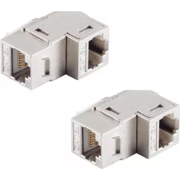 RJ45-pistik ShiverPeaks BS08-10004-2 CAT 6A nurgeline STP, 2 tk