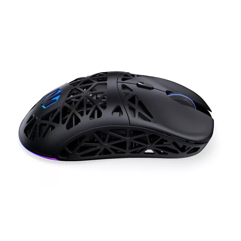 Juhtmevaba mängurihiir ENDORFY LIV — paremakäeline, optiline 12000 DPI, Bluetooth/2,4 GHz, juhtmega USB-A/USB-C, 5 nuppu, aRGB valgustus