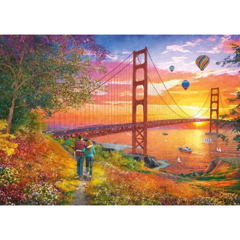 Pusle Schmidt Spiele Walking to the Golden Gate Bridge 2000 tk