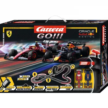 Slot car racetrack CARRERA GO!!! Speed Zone set — modular electric race layout