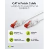 Wentronic Goobay CAT 6 patch-kaabel, S/FTP (PiMF), Valge, 3 m - LSZH Halogen-Free, Copper (93507)