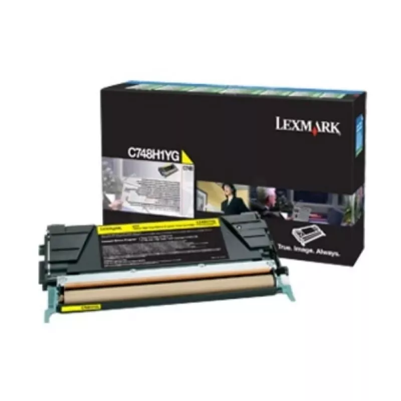 Tonerikassett Lexmark C748 Kollane 10K lk