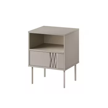 Öökapikomplekt 2 tk. cama meble TRESSE 44×40×53 cm, cashmere matt, 1 sahtel, 16 mm karkass