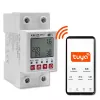 DIN-liistule paigaldatav WiFi-relee QOLTEC 50990, ühe kanaliga, 63A lülitusvõime elektrimõõtmiseks ja kaugjuhtimiseks
