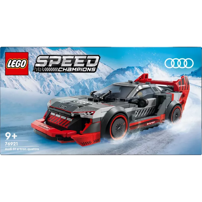 Lego Speed Champions 76921 Audi S1 E-Tron Quattro võidusõiduautode komplekt