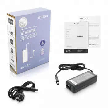 Toiteadapter MITSU DELL-ile 19,5V 3,34A — sülearvuti väline toiteplokk