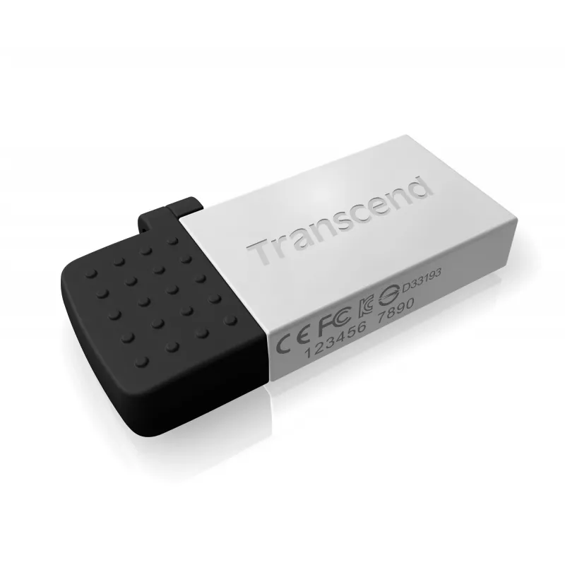 Transcend JetFlash Mobile 380 - USB-mälupulk - 16 GB - USB2.0 - hõbedane (TS16GJF380S)