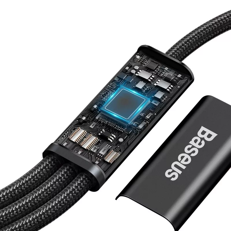 Baseus Rapid 3-in-1 USB-kaabel 1,5 m USB A USB C/Micro USB A/Lightning Must