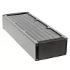 Radiaator Aqua-Computer airplex radical 4/360 — Alumiinium/Vask/Roostevaba teras, 400×140×73 mm