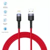 USB–Lightning andmekaabel Tellur, 3 A, 1,2 m, LED-indikaator, punane