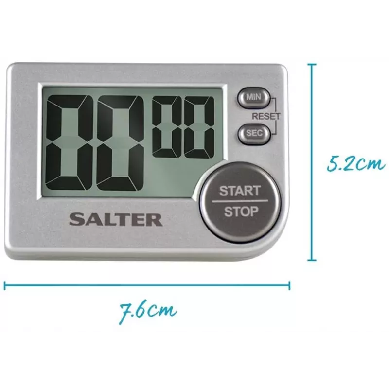 Salter 397 SCFEU16 elektrooniline taimer suure nupuga
