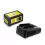 Aku- ja laadijakomplekt Karcher 2.445-063.0, Universal 18V 5000mAh, kollane/must