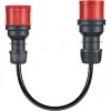 go-e adapterikomplekt Gemini flex 11 kW, 3-osaline komplekt (must, 30 cm)