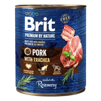 BRIT Premium by Nature searasvaga ja hingetoruga märg koeratoit 800 g