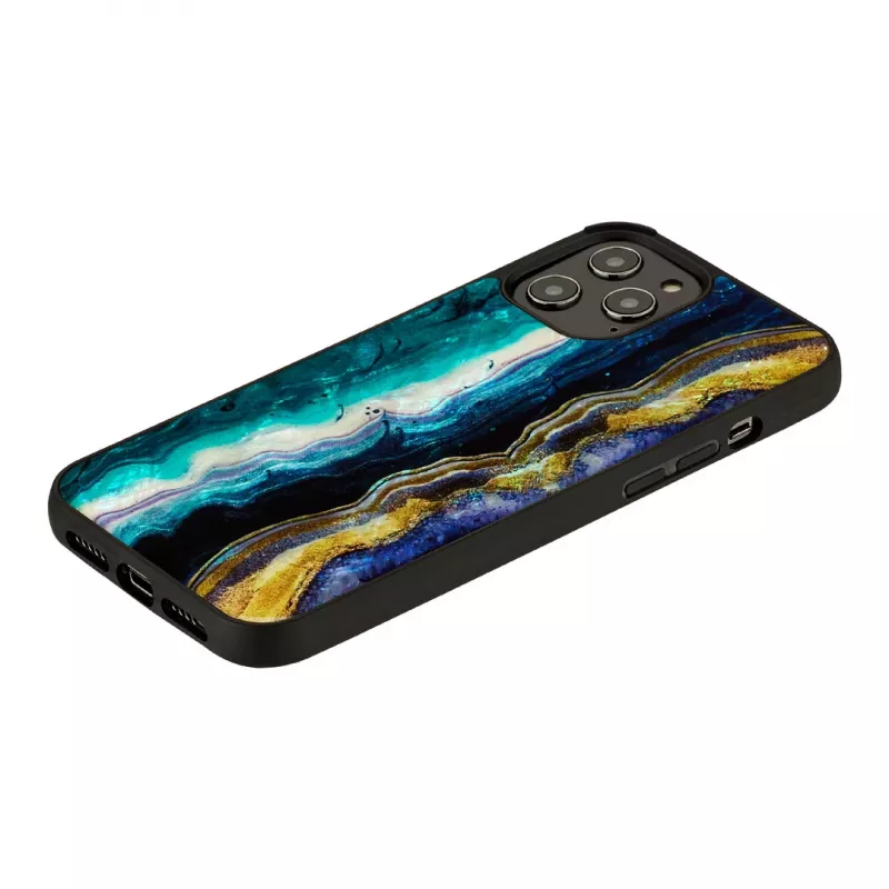 Kaitseümbris iKins Apple iPhone 12 Pro Maxile — lilla ahhaadi disain