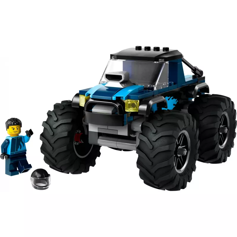 Ehitusmänguasi LEGO City 60402 Sinine Koletisveok suurte rehvidega, 148 osa, 1 minifiguur, vanusele 5+