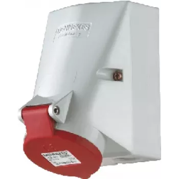 MENNEKES CEE-seinapistikupesa 5x16A 419 TwinCONTACT 6h 400V IP44 UT 180° 419 (419.)