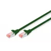 Patch Cord Digitus CAT 6 S/FTP DK-1644-005/G 0.5m Roheline