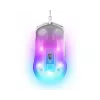 Mänguhiir STEELSERIES Rival 3 Gen 2 — optiline, 8500 DPI, juhtmega USB Type-A, paremakäeline, valge, 77 g