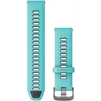 Vahetus 22mm silikoonist kellarihm GARMIN Forerunner 265 jaoks — Aqua