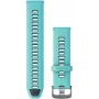 Vahetus 22mm silikoonist kellarihm GARMIN Forerunner 265 jaoks — Aqua