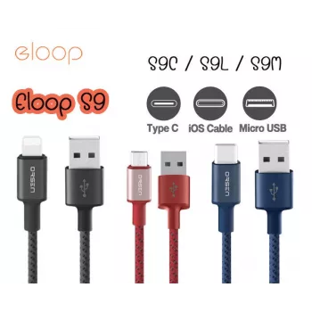 USB-kaabel Orsen S9M A to Micro USB 2.1A 1 m must