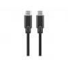 Goobay USB-C™ 3.1 põlvkonna 1 kaabel, must, 3 m - USB-C™-pistik > USB-C™-pistik (66509)