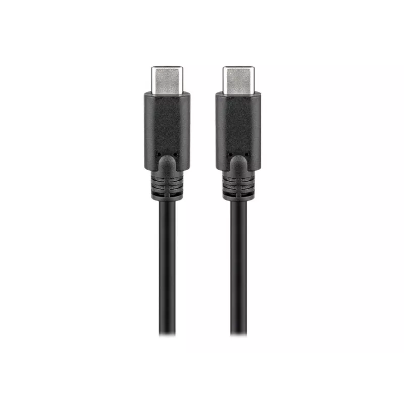 Goobay USB-C™ 3.1 põlvkonna 1 kaabel, must, 3 m - USB-C™-pistik > USB-C™-pistik (66509)
