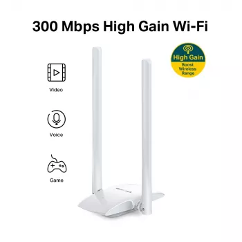 Juhtmeta USB-adapter Mercusys MW300UH
