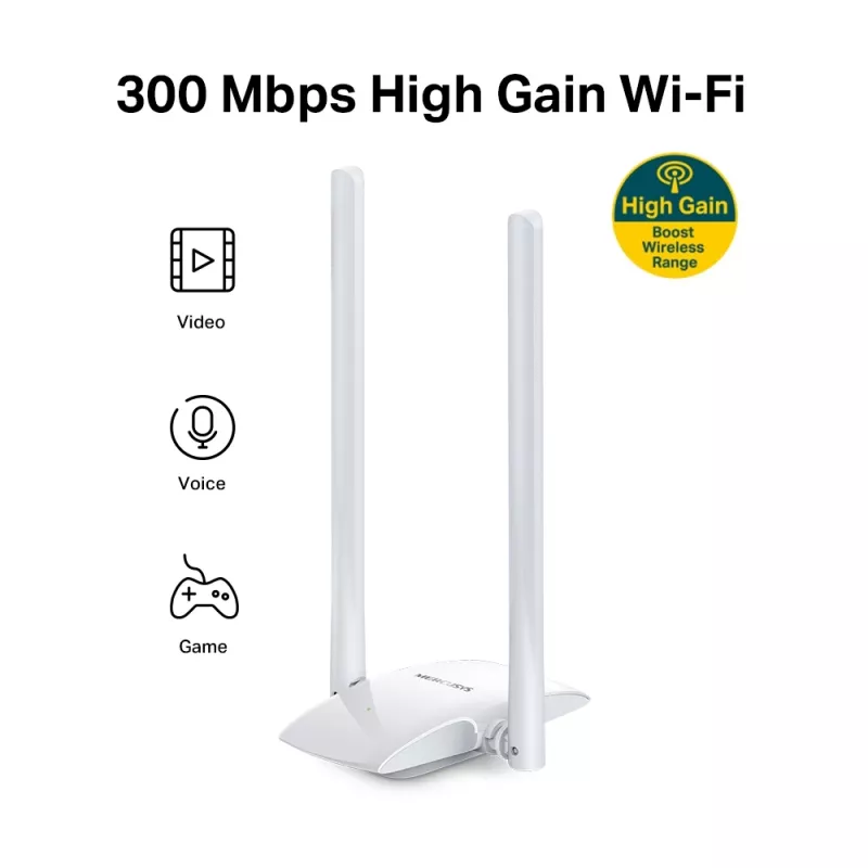 Juhtmeta USB-adapter Mercusys MW300UH