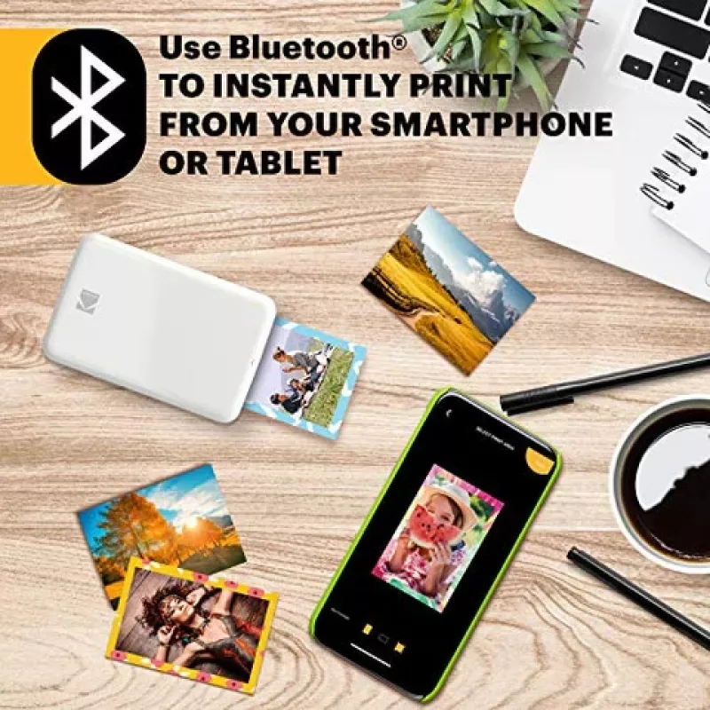 Kodak STEP RODMP20AMZW mobiilne fotoprinter ZINK 2x3'' Bluetooth