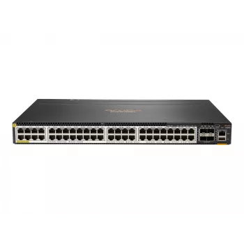 Hewlett Packard Enterprise HPE Aruba 6300M - Switch - L3 - hallatav - 48 x 100/1000/2,5G/5G (PoE+) + 4 x 1 Gigabit / 10 Gigabit / 25 Gigabit / 50 Gigabit SFP56 (ühendus / virnastamine)