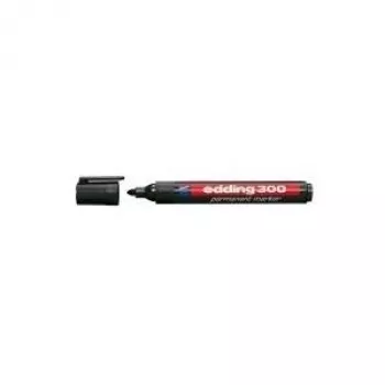 Püs marker Edding 300 must 10 tk