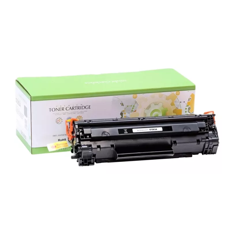 Ühilduv Static-Control Hewlett-Packard CF283A, must, 1500 lk