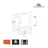 Universaalne hoidik telerile või monitorile MC-596 13-23 vesa 100x100 20kg