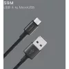 USB-kaabel Orsen S9M A to Micro USB 2.1A 1 m must