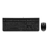 Klaviatuur CHERRY DC 2000 koos hiirega, universaalne, USB, QWERTY, tšehhi, must