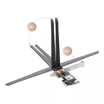 Cudy WE3000 võrgukaart sisemine WLAN / Bluetooth 2400 Mbit/s