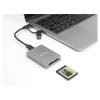 DeLOCK USB USB-C kaardilugeja CFexpress XQD Alumiinium Hall 10000 Mbit/s