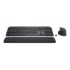 Logitech MX Keys Combo for Business - klaviatuuri ja hiire komplekt - taustvalgustusega - juhtmevaba - Bluetooth LE - QWERTY - GB - grafiit