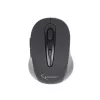 Juhtmevaba Bluetooth optiline hiir GEMBIRD MUSWB2 — paremakäeline, 1600 DPI, 6 nuppu, must/hall, AAA patareid