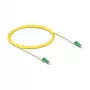 DeLOCK InfiniBand/kiudoptiline kaabel 3 m LC LC/APC kollane 9 µm