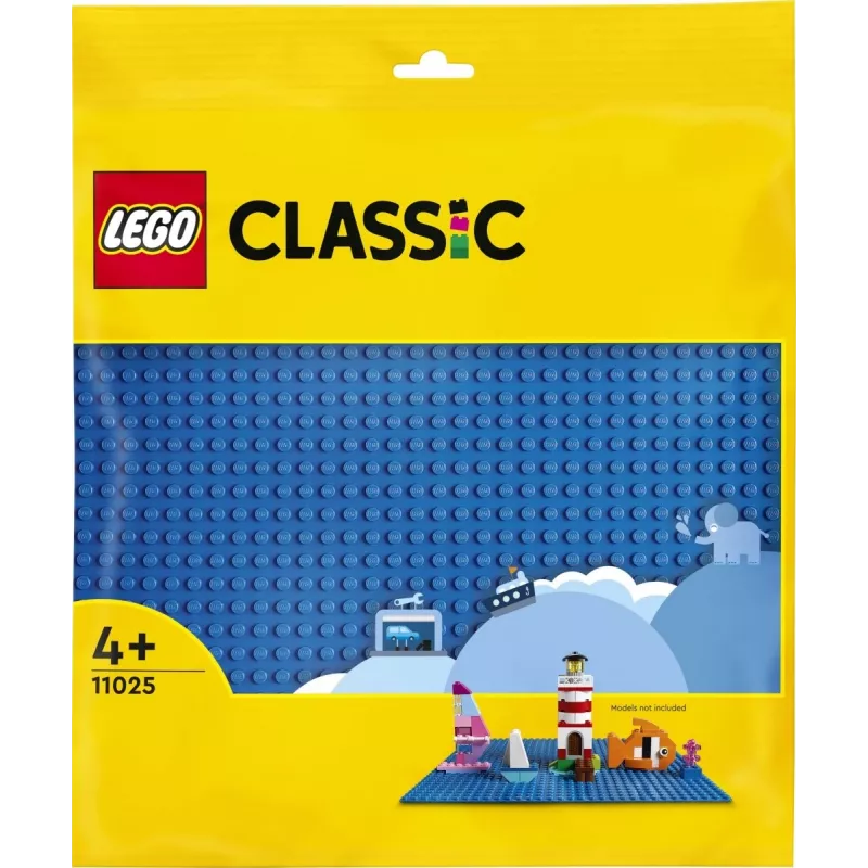 LEGO ehitusplaat 11025 — sinine alusplaat 32x32 nupuga, 250×250 mm