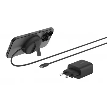 Koklapandav magnetiline Qi2 juhtmevaba laadija Belkin WIA011KQBK 15W (20W toiteplokk), must