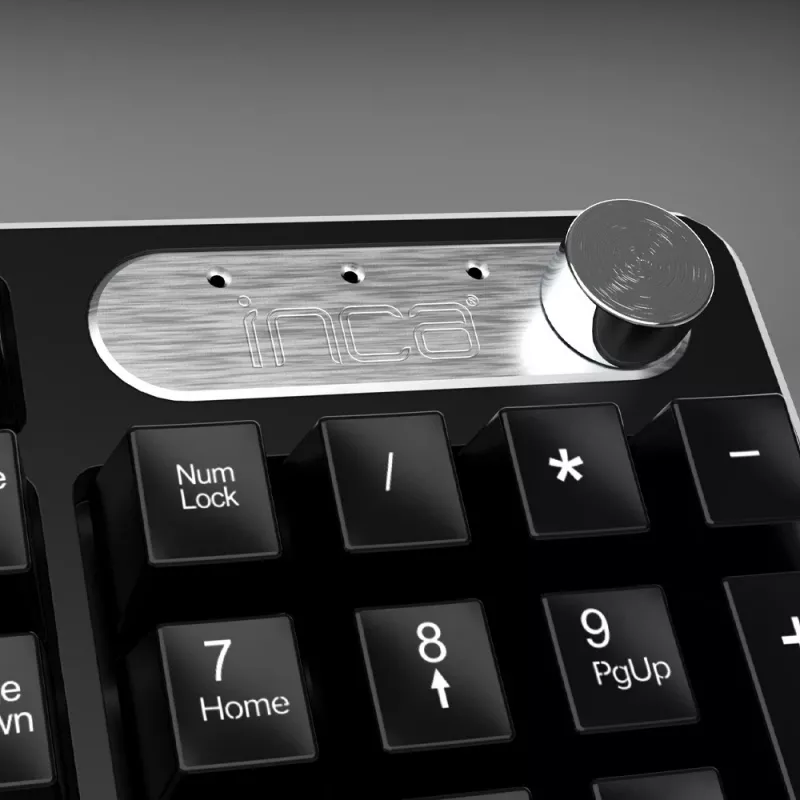 Inca IWS-549U klaviatuur ja hiir koos kontori RF juhtmevaba USB QWERTY türgi must